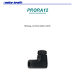 PRORA12 Szorító mechanizmus mikrofonállvány gémre