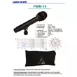PMM-14 Kondenzátor hangszer mikrofon, mélyvágó szűrő