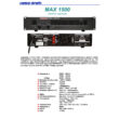 MAX1500 Plus Végerősítő, 2x450W/4Ohm