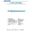 V-HPC120TRBL Gitárkábel, átlátszó kék