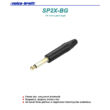 SP2X-BG Mono 6,3 jack dugó aranyozott (fekete)
