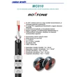 MC010 Ø 6,5mm professzionális mikrofonkábel (fekete)