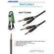 RACC100L3 2x6,3 Jack - 2x6,3 Jack kábel, 3m