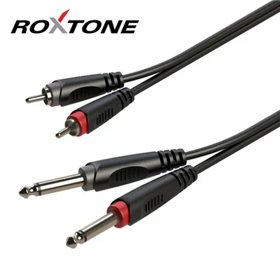 RACC150L6 2x6,3 Jack - 2xRCA kábel, 6m