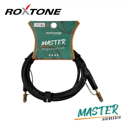 MGJJ110L3  Master Series 6,3 Jack mono - 6,3 Jack mono professzionális gitárkábel, 3m (fekete)