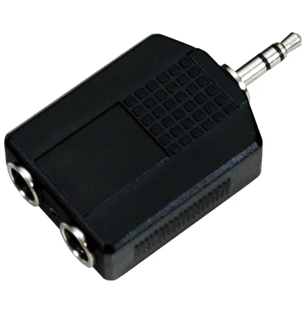 ADA-084 3.5 Jack(p) - 2x3.5 Jack(m) átalakító, sztereó