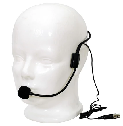 LS-970 Fejmikrofon mini XLR, fekete