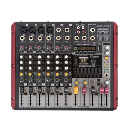 VK-PM808 Powermixer, 2x200W/4Ohm