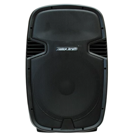 LK-1679-2-15B Aktív műa. hangfal, 15", 200/400W, FM rádióval, MP3, távirányító, Bluetooth, passzív hangfal kimenet