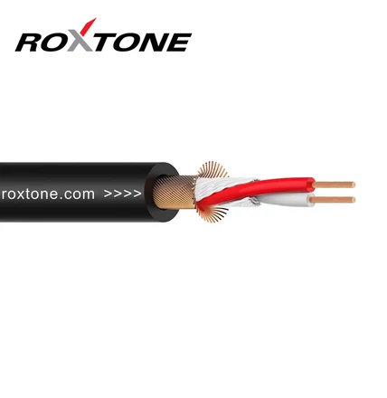 MC002 Ø 6mm mikrofonkábel (fekete)