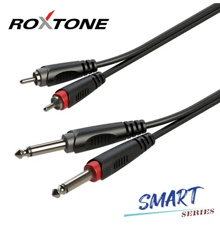 SACC150L1 2x6,3 Jack - 2xRCA kábel, 1m