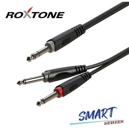 SAYC100L3 Smart series 6,3 Sztereó Jack - 2x6,3Monó Jack kábel, 3m