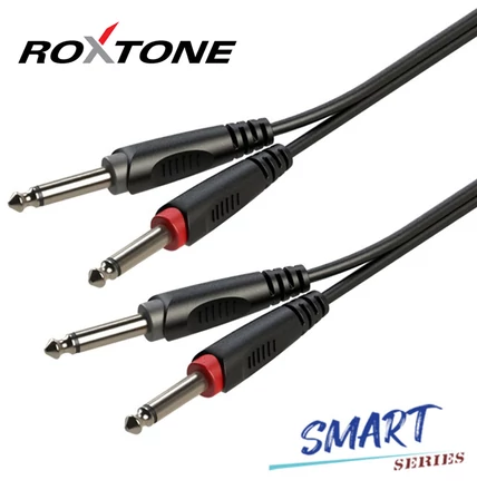 SACC100L6 Smart series 2x6,3 Jack - 2x6,3 Jack kábel, 6m