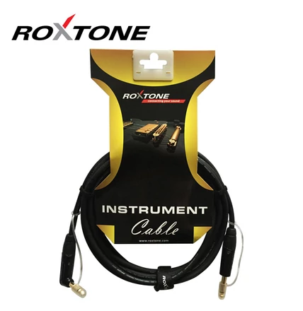 GGJJ110L3 6,3 Jack mono - 6,3 pipa Jack mono professzionális gitárkábel, 3m (fekete)