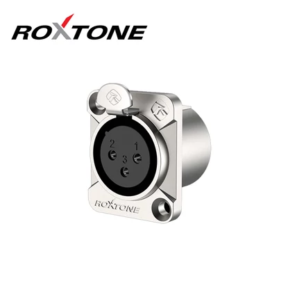 RX3FD-NT XLR mama, szerelhető, 3 pólusú, (ezüst)